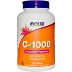 NowFoods Vitamin C-1000 With Rose Hips & Bioflavonoids 250 caps