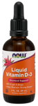 NowFoods Liquid Vitamin D-3 400 ui 59 ml