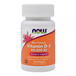 NowFoods Vitamin D3 50 000 IU 50 caps